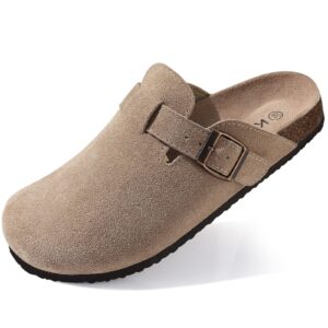 Women's Genuine Suede Clogs