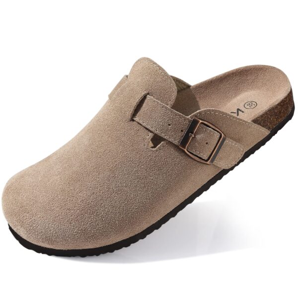 Women's Genuine Suede Clogs
